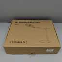 Ring Light with Stand for Desk,Adjustable Overhead Phone Mount with 10" Ring Light Tripod for iPhone,Phone Tripod with Light and Remote Phones Holder for Video Recording,Live Stream,Cooking Video