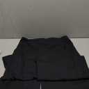 Promover Wide Leg Pants for Women Straight Leg Sweat Pants Yoga Dress Pants with Pockets Stretch Work Slacks Loose Fit (Black,XL)