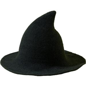 Witch Hat Halloween Witches Hat Adult Black Witch Hats for Women Girls Wide Brim Wizard Cap