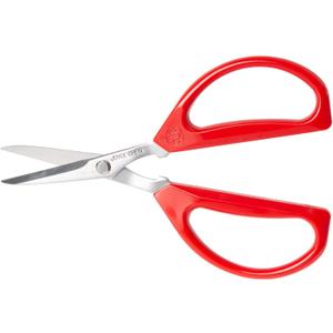 Joyce Chen Original Unlimited Kitchen Scissors All Purpose Kitchen Shears With Comfortable Handles, Red (1 Pack)