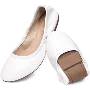 LM Women's Ballet Flats Round Toe Slip On Flats Shoes Casual Dress Shoes Foldable Portable Travel Ballet Flat Size 9 LM Women's Ballet Flats Round Toe Slip On Flats Shoes Casual Dress Shoes Foldable Portable Travel Ballet Flat Size 9