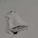 KI Store Lighted Christmas Angel Tree Topper with Timer 12-Inch White Angel Treetop Figurine for Christmas Tree Decoration