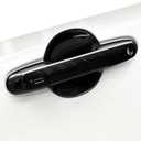 L2R for Toyota Grand Highlander (2024-2026) Car Exterior Door Handle Bowl Cover Trim Decor Overlay ABS Car Accessories 8 PCS (Black)