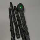 Spooktacular Creations Halloween LED Witch Staff Vintage Cane, Light Up Magic Walking Cane Prop Stick Accessory for Halloween Party Dress Up, Pretend and Play Costume