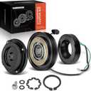 A-Premium Air Conditioner AC Compressor Clutch Kit Compatible with Honda Pilot 2008-2015, Odyssey 2008-2017, Ridgeline 2009-2014 & Acura MDX 2007-2013, ZDX 2010-2013