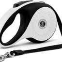 American Kennel Club Retractable Dog Leash, 16.4ft, Tangle-Free, Ergonomic Grip, One-Hand Brake, for Medium & Large Dogs up to 66