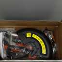 MAXLANDER Weed Wacker Cordless, 20V 12 Inch Cordless String Trimmer Edger, Weed Wacker Battery Operated with 8 PCS Replacement Spools, Lightweight Weed Trimmer, 2x2.0Ah Battery & Charger Included (Amber)