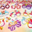 HOWAF 16 Pieces Happy New Year Glasses Colorful 2026 Glasses New Years Eve Party Supplies 2026 NYE Photo Booth Props for Happy New Year Decorations NYE Party Favors Accessories