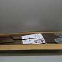 QEEIG Floating Shelves for Wall 55.1" Extra Long - Wall Shelf Bathroom Kitchen Living Room Bedroom Farmhouse Home Decor Display Bookshelf Large 55.1 x 9.3 inch Set of 2, Rustic Brown (008-140BN)