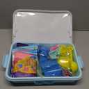 ESSENSON Sensory Bin - 52 PCS Play Sand Kit with 3lbs Magical Sand, Beach Toys Castle Molds Sand Molds, Sensory Toy Sandbox, Kids Gifts for Girls and Boys