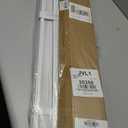 1" Cordless Mini Blinds, White Vinyl Light Filtering Blinds, 42" W x 72" H, Ideal for Indoor Windows, Office, Kitchen, Bathroom and Living Room