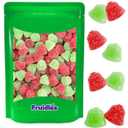 4 x Fruidles Christmas Holiday Jelly Bells Mix Fruit Gummi Candy, Delicious Holiday Shaped & Flavored Gummies, Party Bag Fillers (Half-Pound) (8 Ounce (Pack of 1))