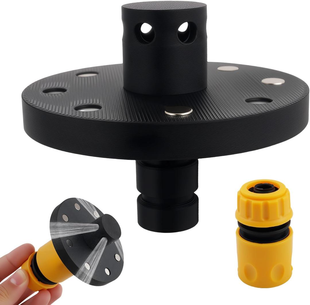 2026 New O-Ring Chassis Cleaner Flusher Kit, Magnetic Chassis Flusher with 360 Rotating Nozzle, Quick Connect Undercarriage Cleaner for Cleaning Wheel Arches & Undercarriage