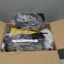 Power Tool Organizer Cart with Charging Station, Heavy Duty Garage Tool Organizer Rolling Tool Battery Storage with 8-Outlet Power Strip, 4 Wheels, 2 Hanging Baskets, 8 Hooks, Drill Bit Holder, Yellow (Large)