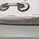 SOLUDE 2 Pack Heavy Duty Vacuum Handle Suction Cups - Aluminium Glass Holder for Lifting Large Windows/Tiles/Mirrors/Granite/Floor Gap Fixer & Windshield Removal Tool, Blue