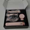 5 in 1 Hair Styler & Hair Dryer Brush, Low-Speed Negative Ionic Air Styler Drying, Multi Hair Styler, Professional Blow Dryer Brush for Curling Volumizing Straightening Styling (Pink)