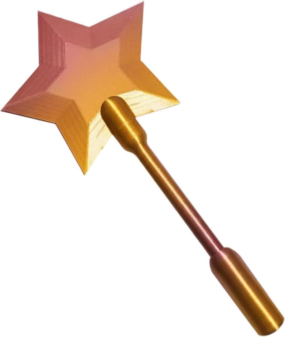 Xihongshi Magic Fairy Fairy Wand Credit Card Holder, Fairy Wand Credit Card Holder - 3D Printed Tap to Pay-Contactless Payment Holder, A Simple and Fun Contactless Payment Method (Gold)