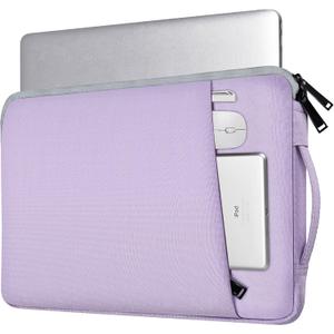 Laptop Sleeve 14 Inch Laptop Case Computer Bag for 15 inch New MacBook Air M4 A3241 M3 A3114 M2 A2941 2025-2023, Purple