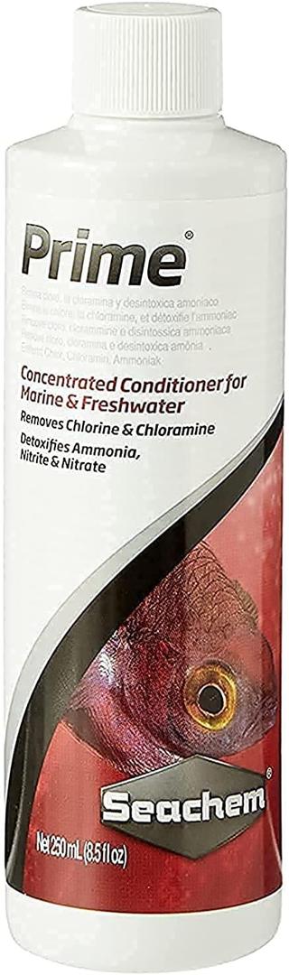 Seachem Prime Fresh and Saltwater Conditioner - Chemical Remover and Detoxifier 250 ml