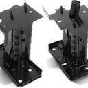 1 Pair Front Bumper Mounting Brackets Compatible with 2014-2019 Rogue Left and Right Side Black Bumper Bracket 622104BA0A 622114BA0A