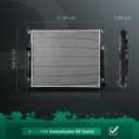 SCITOO 2909 Radiator Fit 2006-2011 for Mercedes-Benz for ML350 2006-2007 for Mercedes-Benz for ML500 2006-2012 for Mercedes-Benz for R350 2006-2007 for Mercedes-Benz for R500 3.0L 3.5L 5.0L