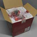 Set of 3 Christmas Lighted Gift Boxes, Pre-lit 60LED Light Up Present Boxes Ornament Outdoor, Boxes with Gold Snowflake, Battery Operated Christmas Decorations for Indoor Home, Party, Lawn Decor