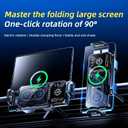 Wireless Car Charger, 2026 Upgrade 15W Fast Charging with LED Light Auto Clamping Phone Holders for Your car for iPhone 16/15/14/13 Mini Pro Max, Samsung Galaxy S25 Ultra, S24/S23 etc (Black)