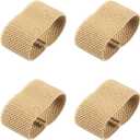 InnoHHustle 4 PCS Elastic Belt Keepers Strap Organizers, Webbing Holder Elastic Belt Loop Stays Backpack Straps Holder Retainer Band for 1.5" Wide Belts or Straps