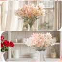 2 x 6 Pcs 23.6 Inch Pink White Artificial Flowers Cosmos for Vase