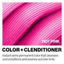 KERACOLOR Clenditioner Dye Semi Permanent Hair Color Depositing Conditioner Crueltyfree, Hot Pink, 12 Oz