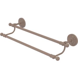 Allied Brass QN-72/36-SHB Que 36 Inch Double Towel Bar, Shaded Beige