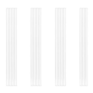 12 Inch Clear Acrylic Dowel Rods, 1/8 Inch Diameter, Round Rods for Curtain Pulls, Cake Toppers, DIY Crafts (15Pcs)