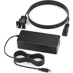 VHBW 42V Replacement Compatible with WERHY H5 H7 Electric Scooter Charger Fast & Safe Charging for 36V Lithium Battery