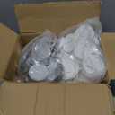 Mostme 200 Sets 58mm/2.25 inch Button Supplies Button Parts for Buttons Maker Machine 58mm, Round Badge Blank Buttons Pins, Includes Plastic Pin Back Cover, Metal Cover, Clear Film&Blank Paper