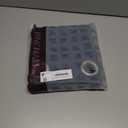 jinchan Room Darkening Linen Textured Curtain 45 Inch Length for Living Room Room Darkening Thermal Insulated Grommet Top Window Drape for Bedroom 52" W x 45" L Blue 1 Panel