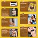 Printable Temporary Tattoo Paper for Inkjet Printer - 8.5"X11" DIY Personalized Image Transfer Sheet for skin (White-50 Sets)