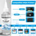 Spaceink Printhead Cleaning kit 200mL for E pson Printer, Printer Cleaning Kit for HP, Print Head Cleaning Kit for Canon, Inkjet Printer Nozzle Cleaning Kit for Brother