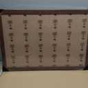 Solid Wood 16x24 Frame - Single Frame, Rustic Walnut 16 x 24 Poster Frame for Artwork, Puzzles, Photos and Movie Posters Picture Frames