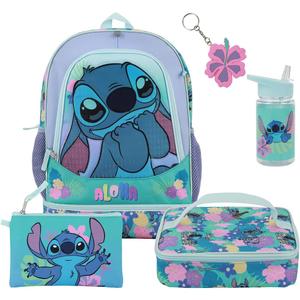 BIOWORLD Womens Kid Lilo & Stitch Backpack Set (Little Kid/Big Kid) Purple Onesize