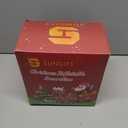 SUNGIFT Christmas Inflatable Santa Sleigh and Reindeer, 6 FT Blow Up Santa Claus on Sleigh with Two Reindeer, Christmas Decorations Outdoor with Build-in LED for Xmas Party Yard Garden Lawn Dcor