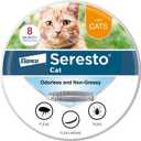 Seresto Cat Vet-Recommended Flea & Tick Treatment & Prevention Collar for Cats | 8 Months Protection (1 Pack)