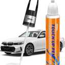 2 x White Touch Up Paint for Car, Car Paint Scratch Repair, White Car Paint Touch Up, Auto Paint Repair Pen, Color Accurate Scratch Remover (Pure White-Advanced)