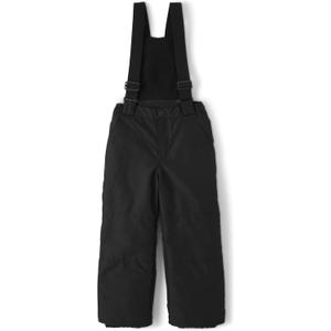The Children's Place Boys' Snow Bib Overall Ski Pants (Size 6, Black)