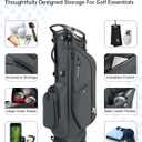 Dragon Tiger Vista 14-Way Lightweight Golf Stand Bag for Walking Golfers