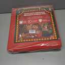 WDZREE Large Christmas Ornament Storage Box,4 Tier Holds Up to 128 Holiday Ornaments 3-Inch, Xmas Decorations Accessories Bag with Dual Zipper Closure,Made of Durable 600D Oxford Fabric (Red)