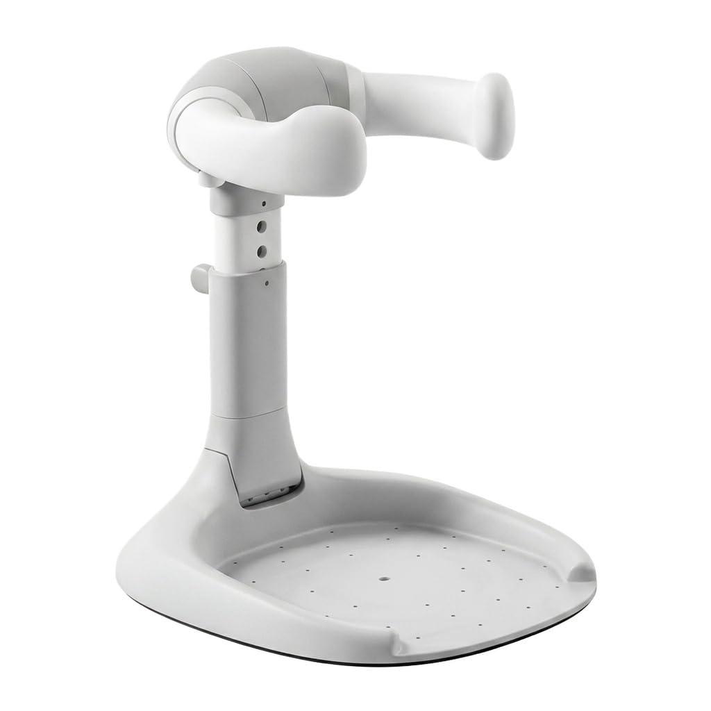 Baby Bath Stand, Adjustable Toddler Shower Support Seat with Non-Slip Base for 8-36 Months