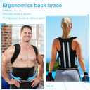 PAZAPO Posture Corrector for Men&Women - Back Brace for Lumbar Support and Upright - Breathable Back Straightener Back CorrectorX-Large(37-42 Inches)