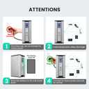 SKE Mini UPS 30000mAh Battery Backup & Surge Protector Uninterruptible Power Supply UPS for Router Modem PoE DC USB Type-C Ports Sirius