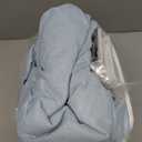 AUSSPVOCT Pinch Pleated Curtains 100% Blackout Linen Curtains 95 Inches Long for Bedroom Living Room, Blue Memory Trained Thermal Insulated Room Darkening Window Drapes with Hooks 2 Panels 40" Wx95 L