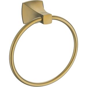 Hand Towel Holder for Bathroom Brushed Gold Towel Ring Stainless Steel and Zinc Alloy Towel Hanger Wall Mount for Bath, Kitchen